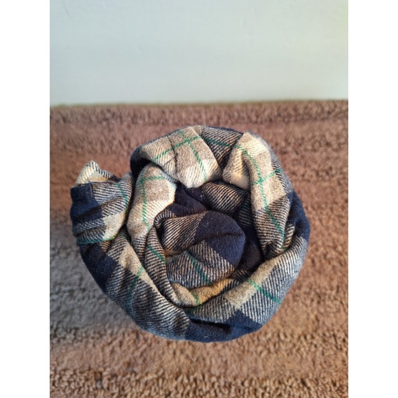 St John's Bay Mens 3XLT Big & Tall Grey Blue Plaid Sleep Athlesier Flannel Pants - Picture 5 of 5